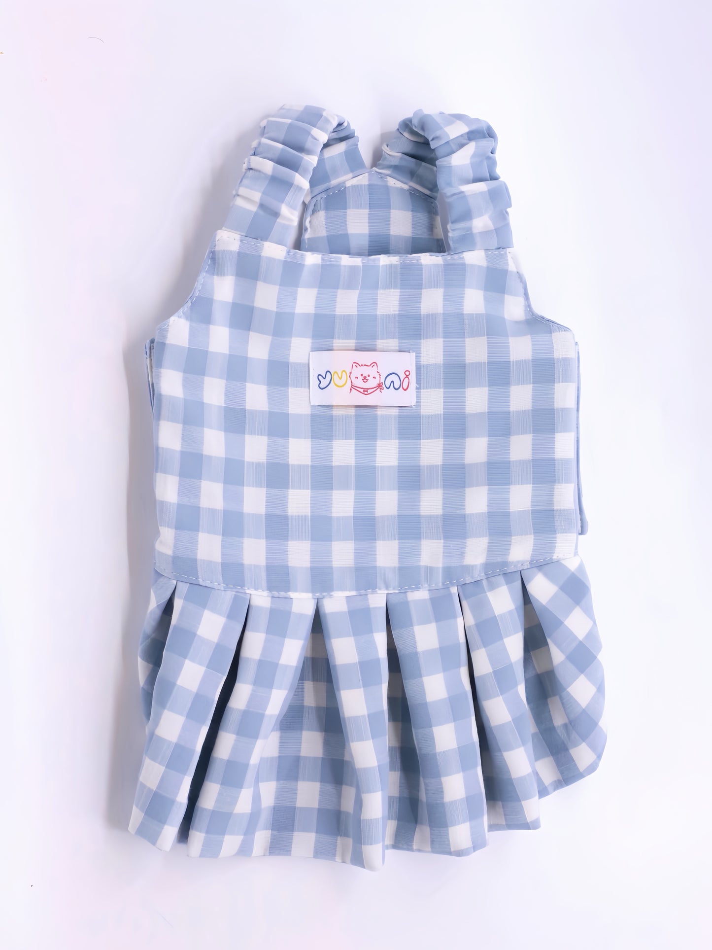 Blue Picnic dress for pet